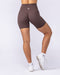 Muscle Nation Shorts Aura Peachy High Invisible Scrunch Bike Shorts - Cola