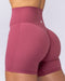 Muscle Nation Shorts Aura Peachy High Invisible Scrunch Bike Shorts - Maple