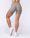 Muscle Nation Shorts Aura Peachy High Invisible Scrunch Bike Shorts - Oat