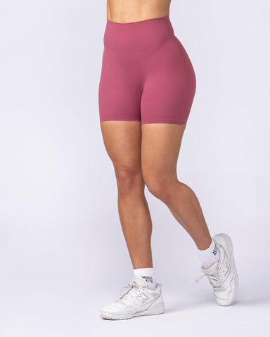 Muscle Nation Shorts Aura Peachy Invisible Scrunch Bike Shorts - Maple