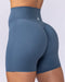 Muscle Nation Shorts Aura Peachy Invisible Scrunch Bike Shorts - Sapphire