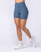 Muscle Nation Shorts Aura Peachy Invisible Scrunch Bike Shorts - Sapphire