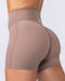Muscle Nation Shorts Aura Peachy Invisible Scrunch Midway Shorts - Cookie
