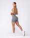 Muscle Nation Shorts Bare Seamless Bike Shorts - Alloy Marl