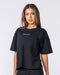 Muscle Nation Shorts Classic Boxy Tee - Black