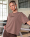 Muscle Nation Shorts Classic Boxy Tee - Cookie