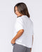 Muscle Nation Shorts Classic Boxy Tee - White