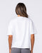 Muscle Nation Shorts Classic Boxy Tee - White