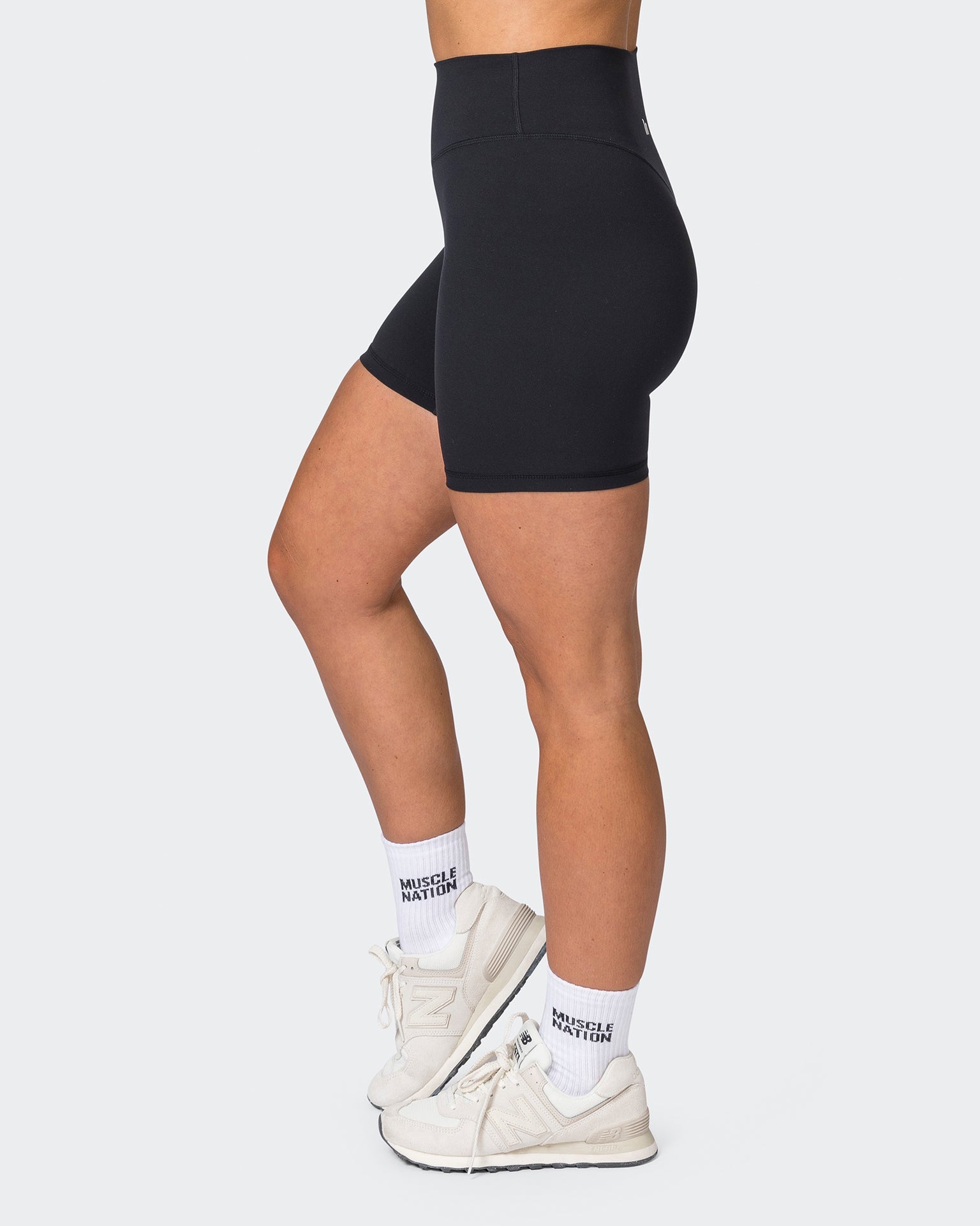 Muscle Nation Shorts Copy of Zero Rise Vintage Rib Midway Shorts - Washed Dahlia