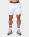 Muscle Nation Shorts Core 8" Training Shorts - White