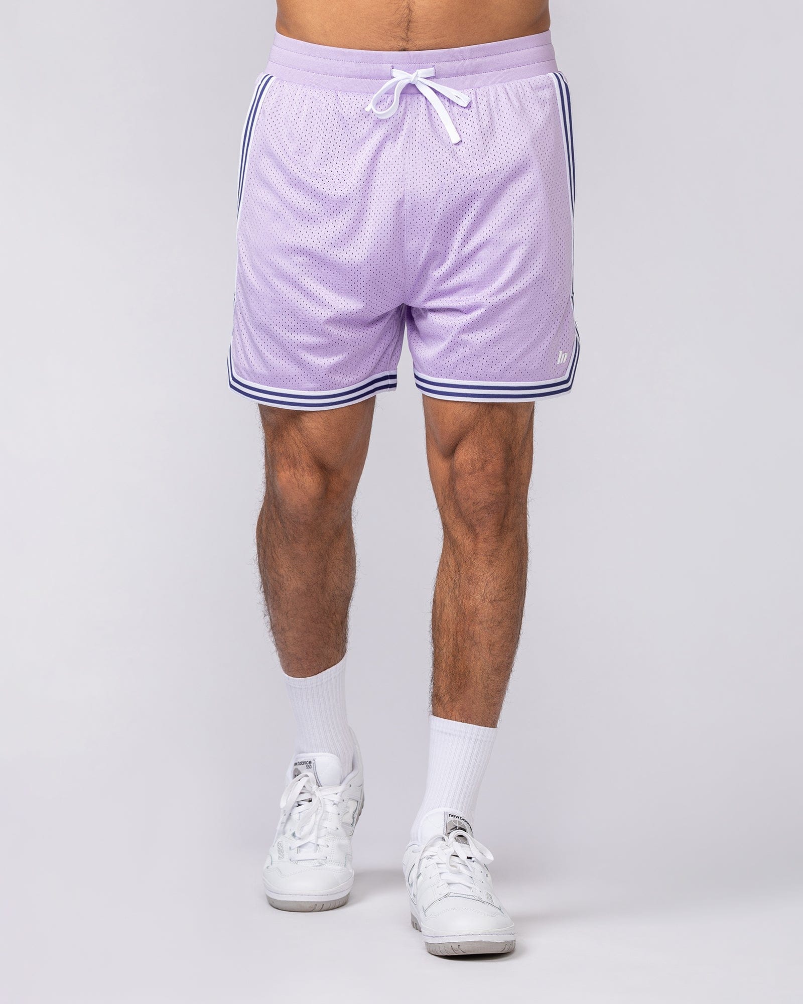 Muscle Nation Shorts Courtside Basketball 5" Shorts - Lavender