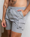 Muscle Nation Shorts Daily Cargo 5'' Shorts - Jet Grey