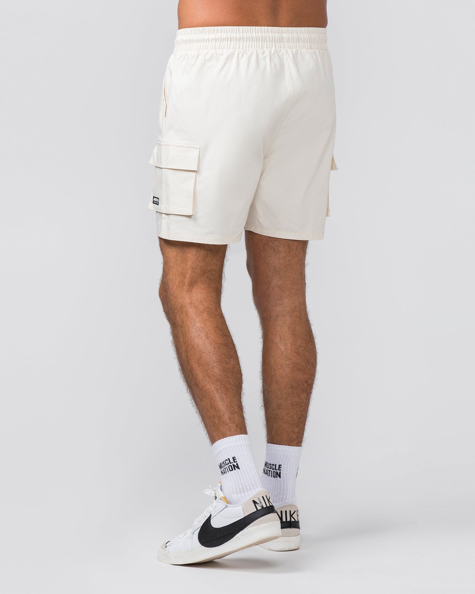 Muscle Nation Shorts Daily Cargo 5" Shorts - Travertine
