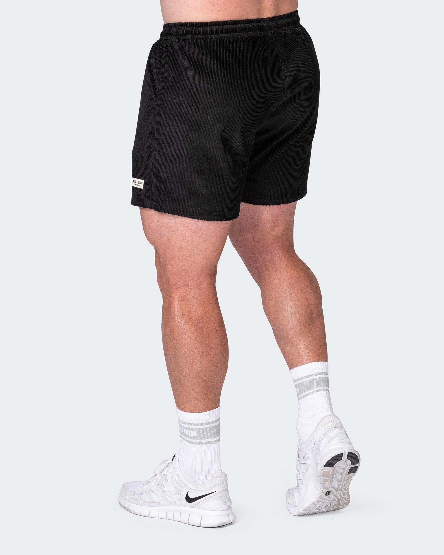 Muscle Nation Shorts Daily Corduroy Shorts - Black