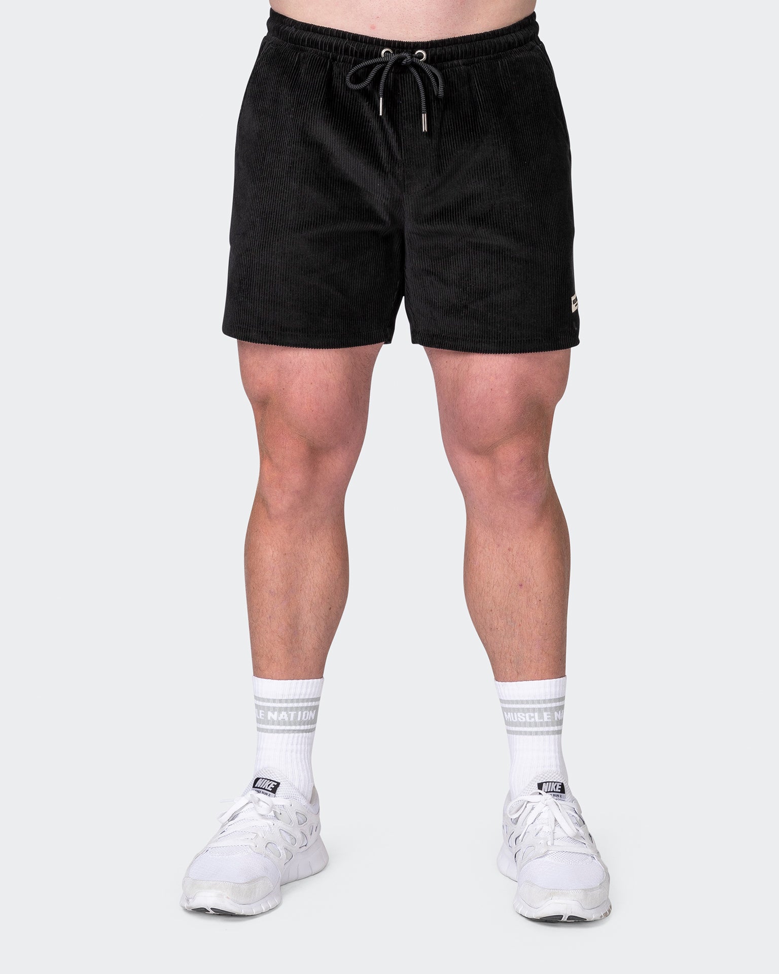 Muscle Nation Shorts Daily Corduroy Shorts - Black