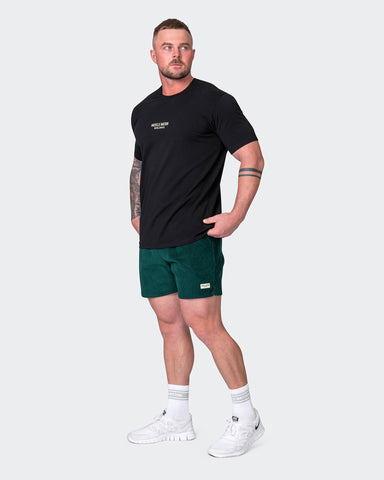 Muscle Nation Shorts Daily Corduroy Shorts - Sporting Green