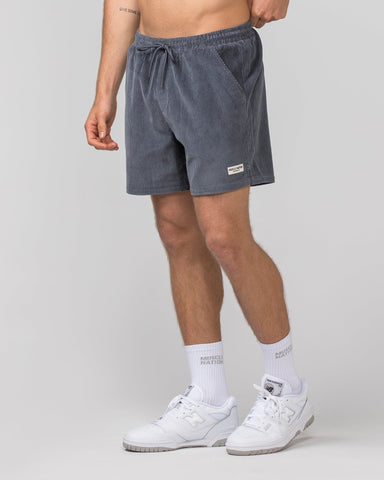 Muscle Nation Shorts Daily Corduroy Shorts - Thunder