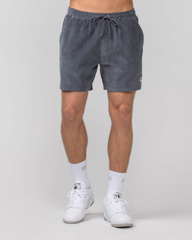 Muscle Nation Shorts Daily Corduroy Shorts - Thunder