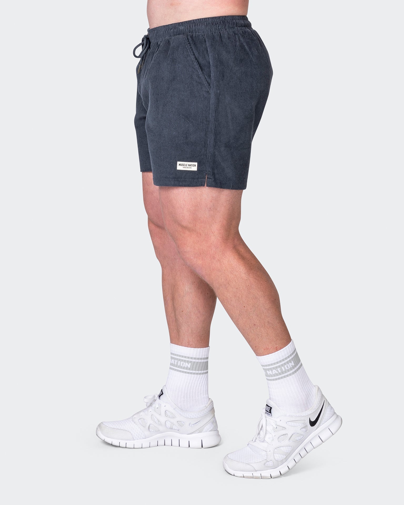 Muscle Nation Shorts Daily Corduroy Shorts - Thunder