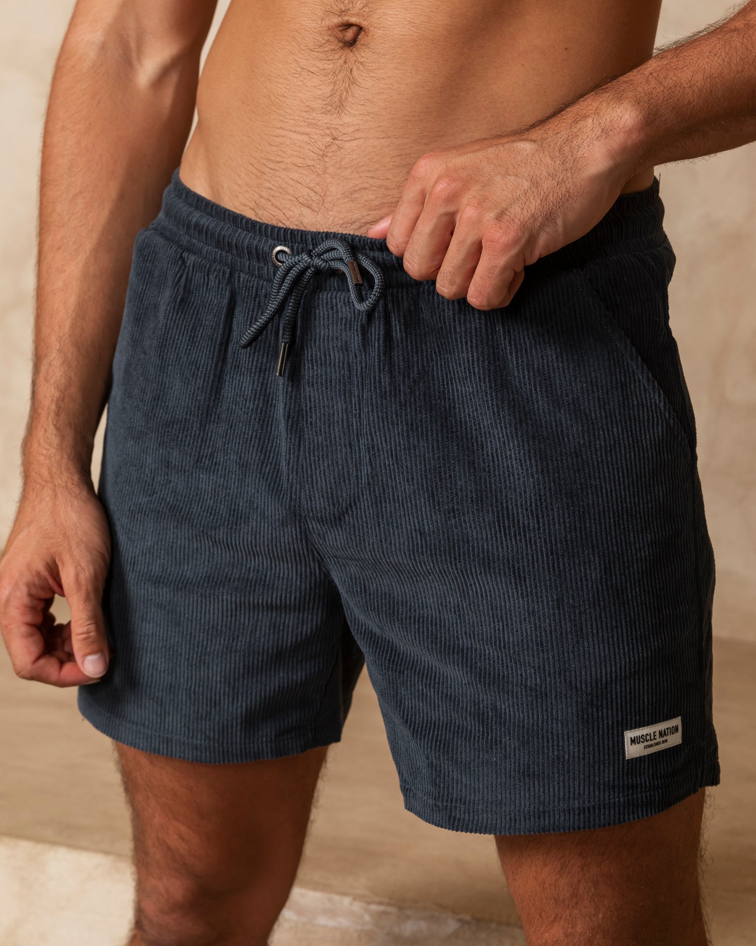 Muscle Nation Shorts Daily Corduroy Shorts - Thunder