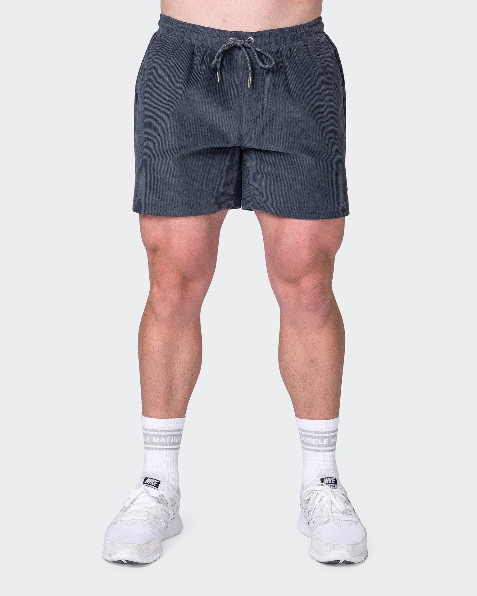 Muscle Nation Shorts Daily Corduroy Shorts - Thunder