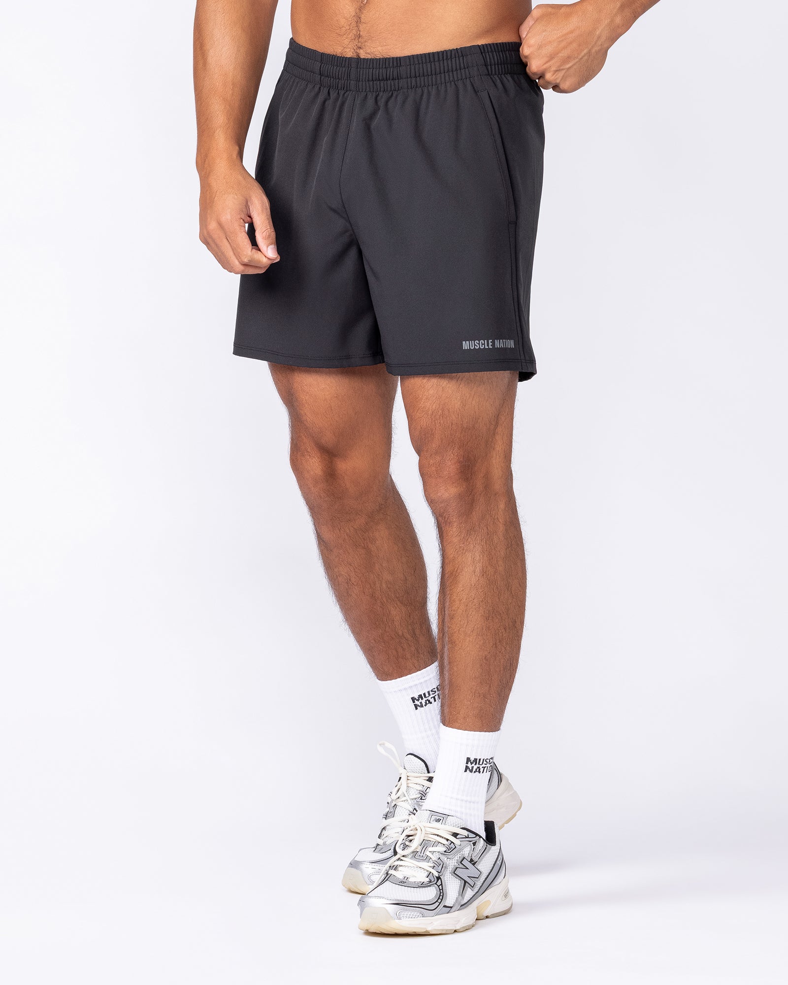 Muscle Nation Shorts Essential Active 5" Shorts - Black