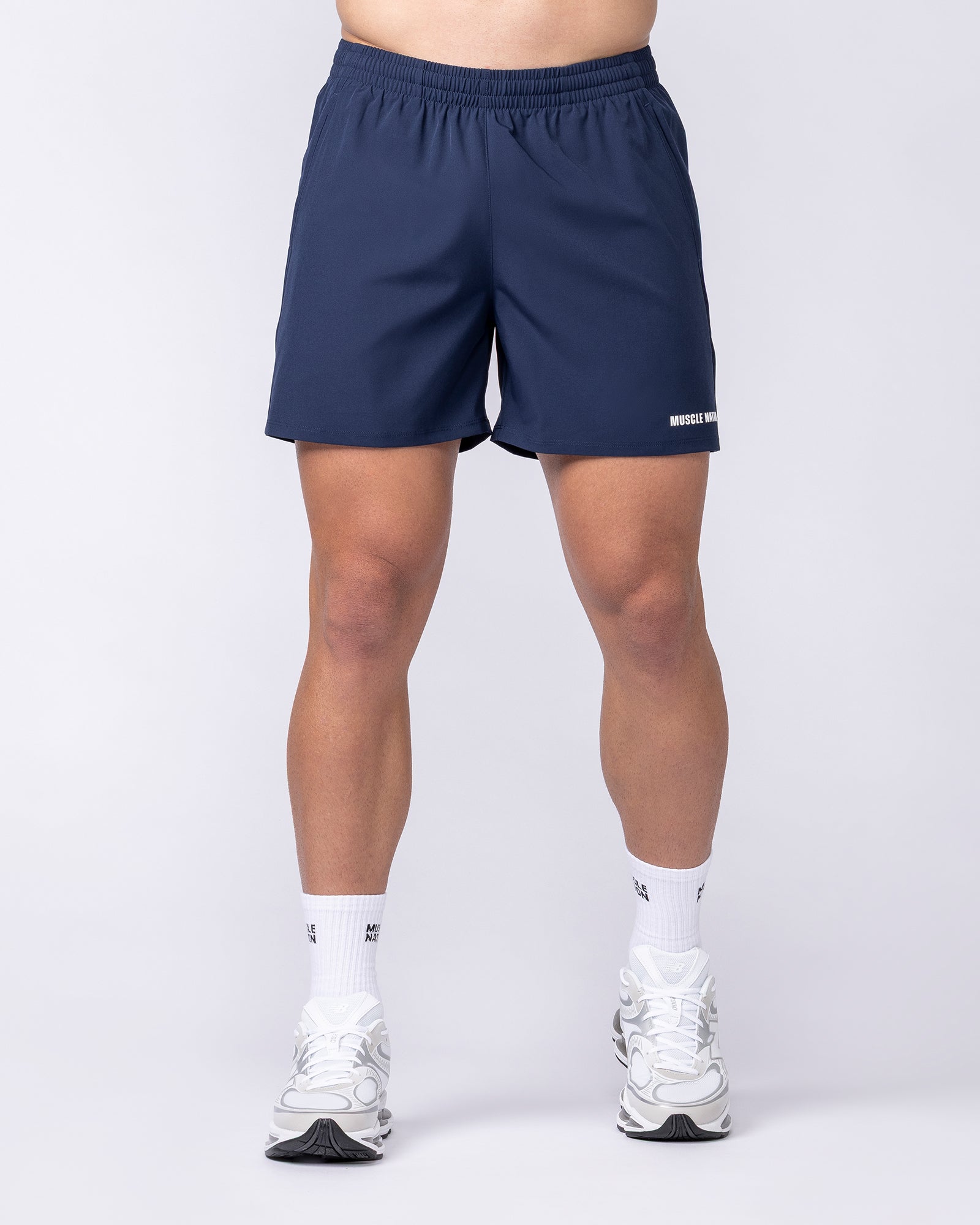 Muscle Nation Shorts Essential Active 5" Shorts - Navy