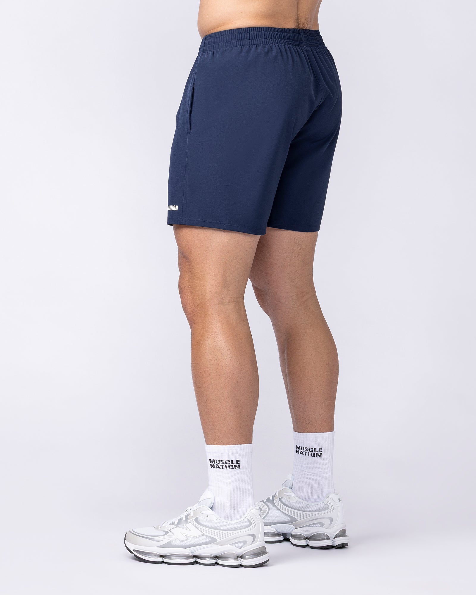 Muscle Nation Shorts Essential Active 5" Shorts - Navy