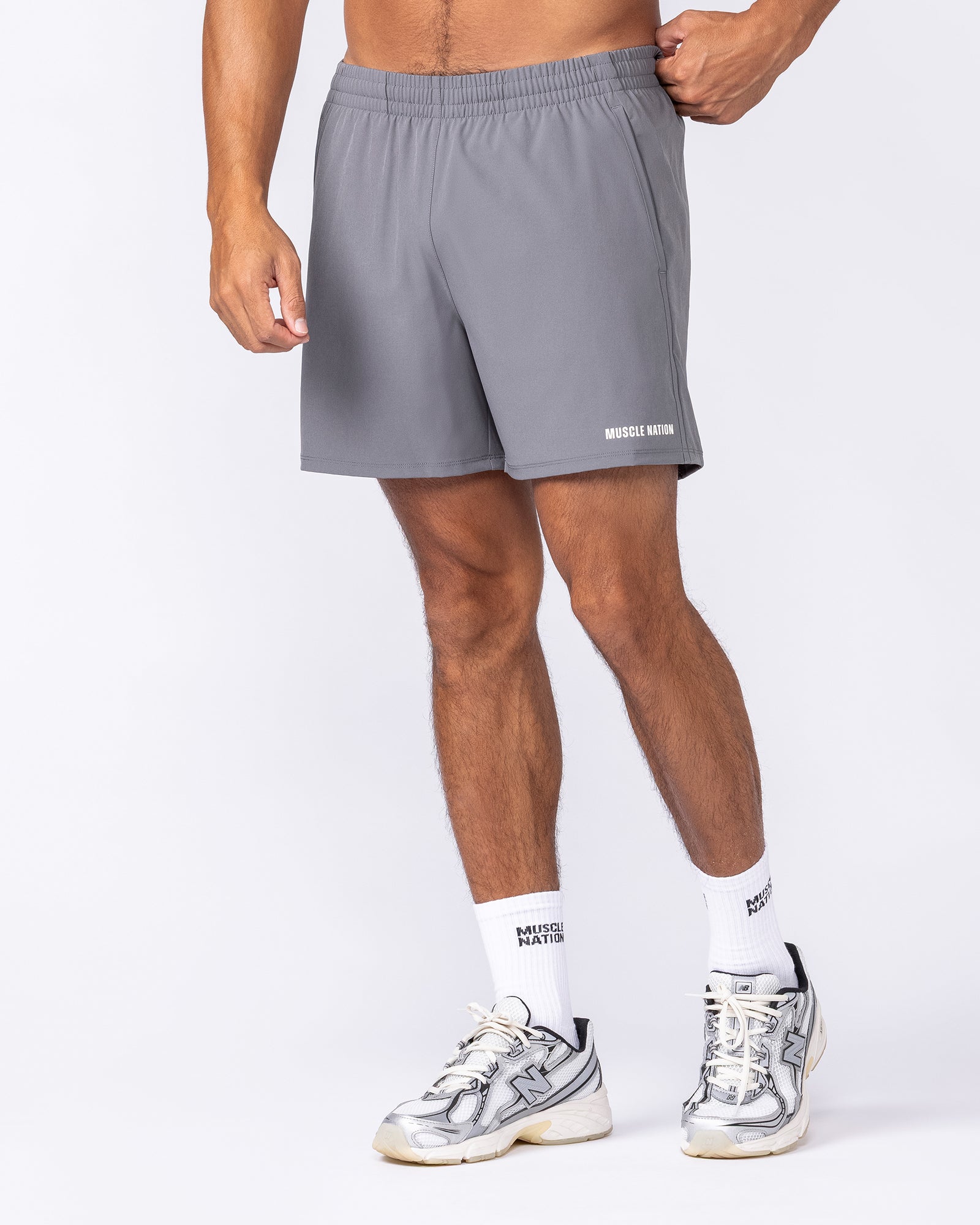Muscle Nation Shorts Essential Active 5" Shorts - Tornado