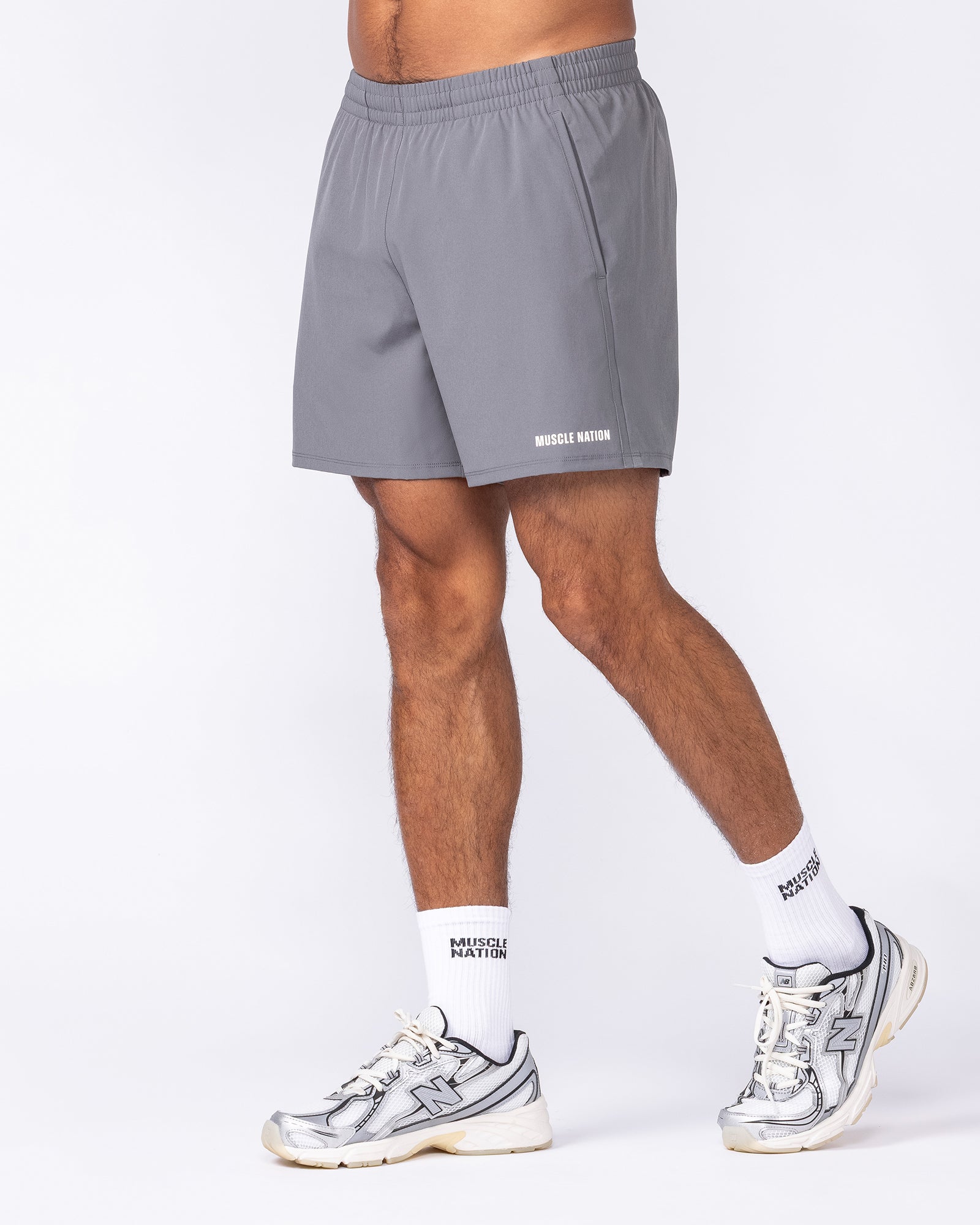 Muscle Nation Shorts Essential Active 5" Shorts - Tornado