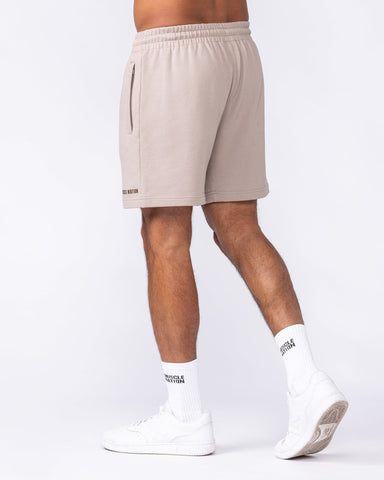 Muscle Nation Shorts Essential Sweat 5" Shorts - Sandstorm