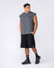 Muscle Nation Shorts Essential Wide Sweat 9" Shorts - Black