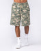 Muscle Nation Shorts Essential Wide Sweat 9" Shorts - Washed Camo