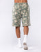 Muscle Nation Shorts Essential Wide Sweat 9" Shorts - Washed Camo