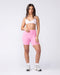 Muscle Nation Shorts Everyday High Rise Bike Shorts - Pink Frosting