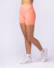 Muscle Nation Shorts Everyday High Rise Midway Shorts - Peachy