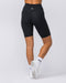 Muscle Nation Shorts Everyday High Rise Referee Length Shorts - Black