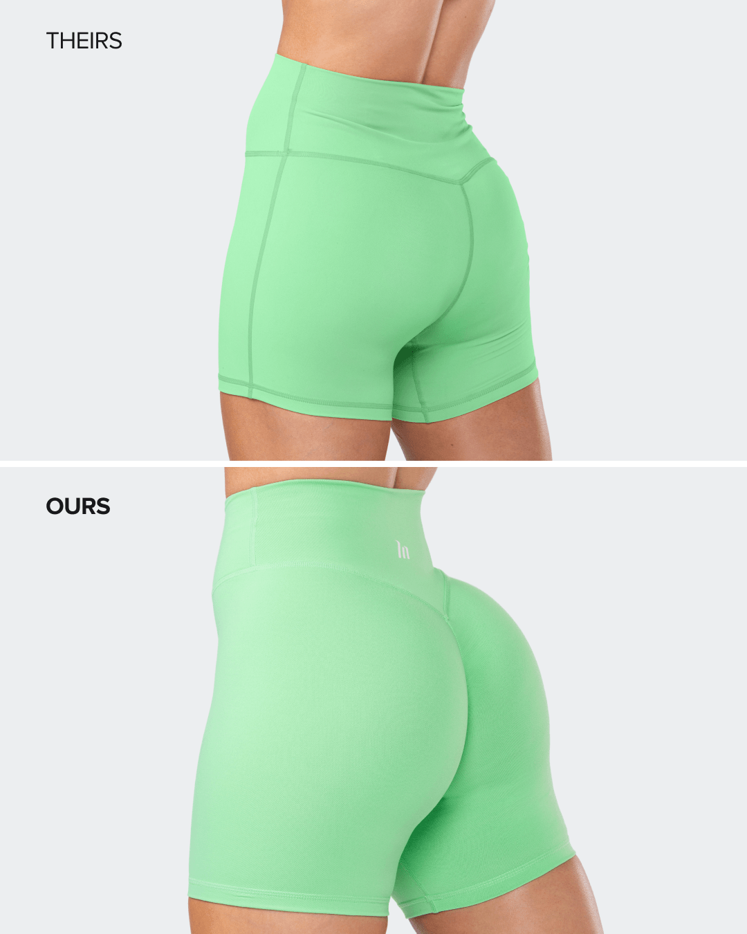 Muscle Nation Shorts Evolve Signature Bike Shorts - Neon Apple