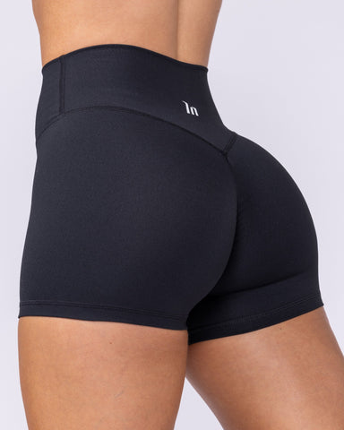 Muscle Nation Shorts Evolve Signature Booty Shorts - Black