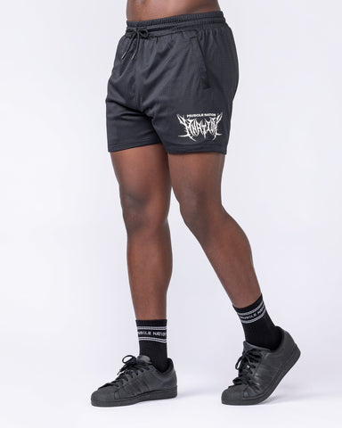 Muscle Nation Shorts Gothic Lay Up 3.5" Shorts - Black