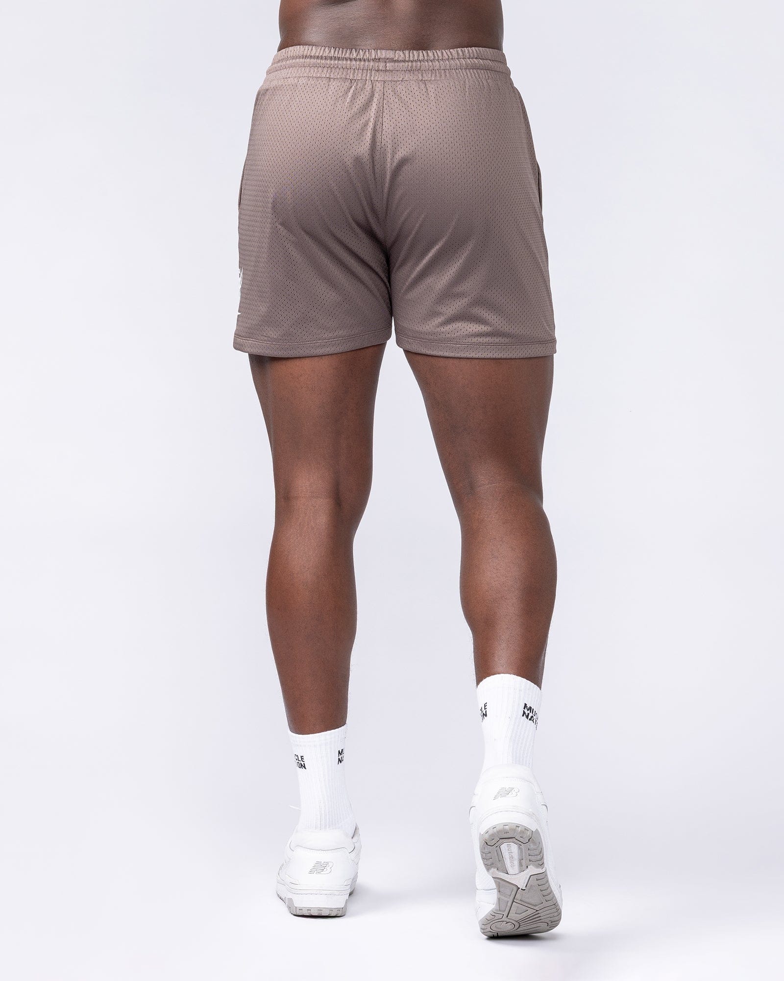 Muscle Nation Shorts Gothic Lay Up 3.5" Shorts - Dark Taupe