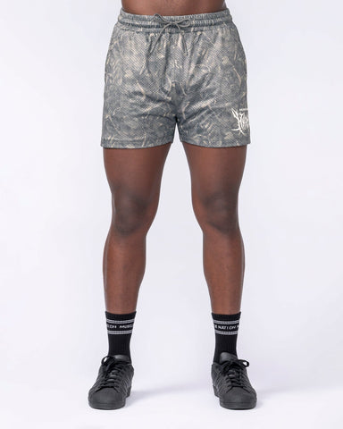 Muscle Nation Shorts Gothic Lay Up 3.5" Shorts - Washed Tree Camo