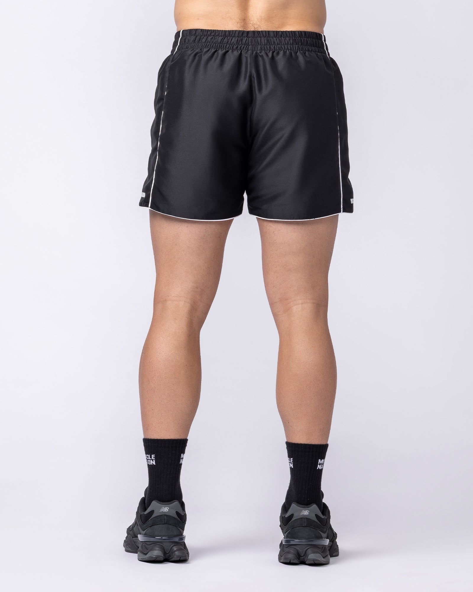 Muscle Nation Shorts Hardline 4" Shorts - Black