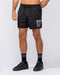 Muscle Nation Shorts Heritage Crest Lay Up 3.5" Shorts - Black
