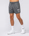 Muscle Nation Shorts Heritage Crest Lay Up 3.5" Shorts - Tornado
