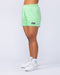 Muscle Nation Shorts Hoops 3" Shorts - Lime Splice