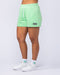 Muscle Nation Shorts Hoops 3" Shorts - Lime Splice