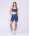 Muscle Nation Shorts Illusion Signature Pocket Bike Shorts - Atlantis