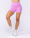 Muscle Nation Shorts Instinct Scrunch Midway Shorts - Peony