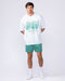 Muscle Nation Shorts Lay Up 3.5" Shorts - Alpine